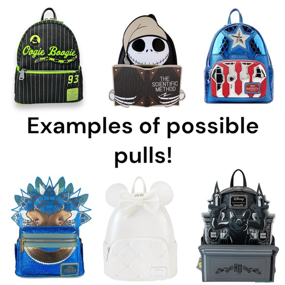 Mystery Disney Loungefly!  Metal Tags only! Mini backpacks only! - Picture 3 of 4